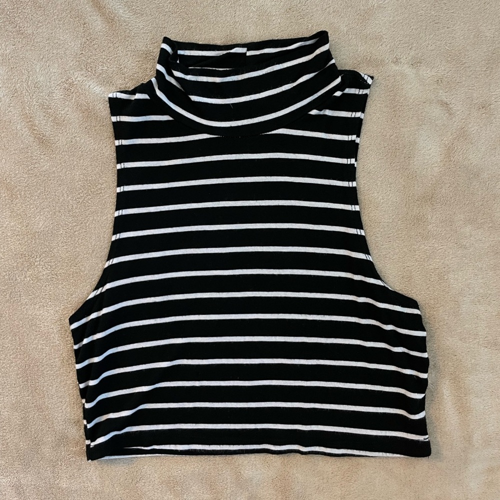Striped Crop Top